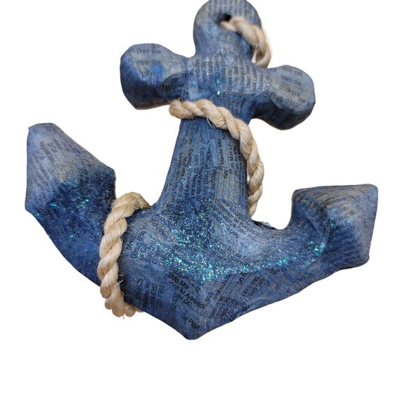 Set Of 4 Nautical-Themed Christmas Ornaments - Anchor Cruise Ship & Star VL1012 - Picture 2 of 6